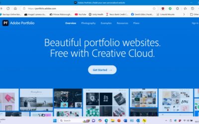 5-March 25 – A presentation on Adobe Portfolio by Alun Morgan